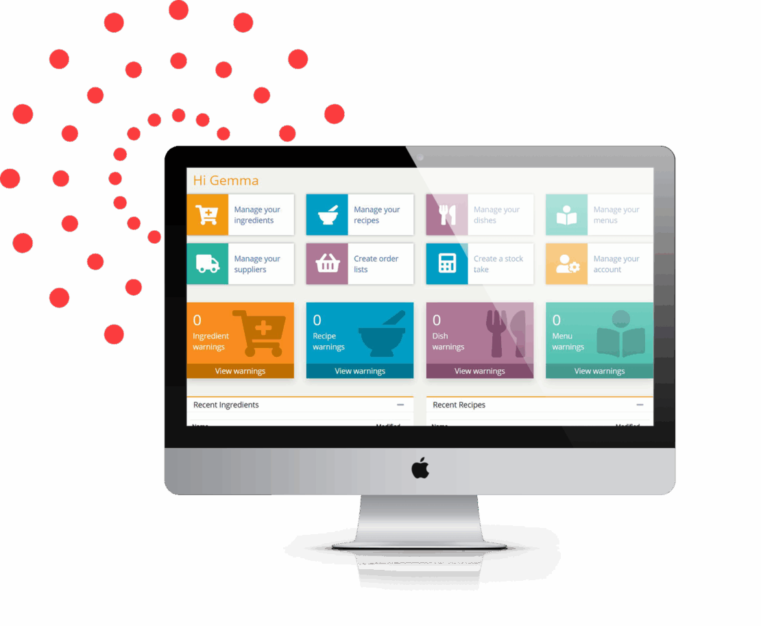 CaterCloud dashboard